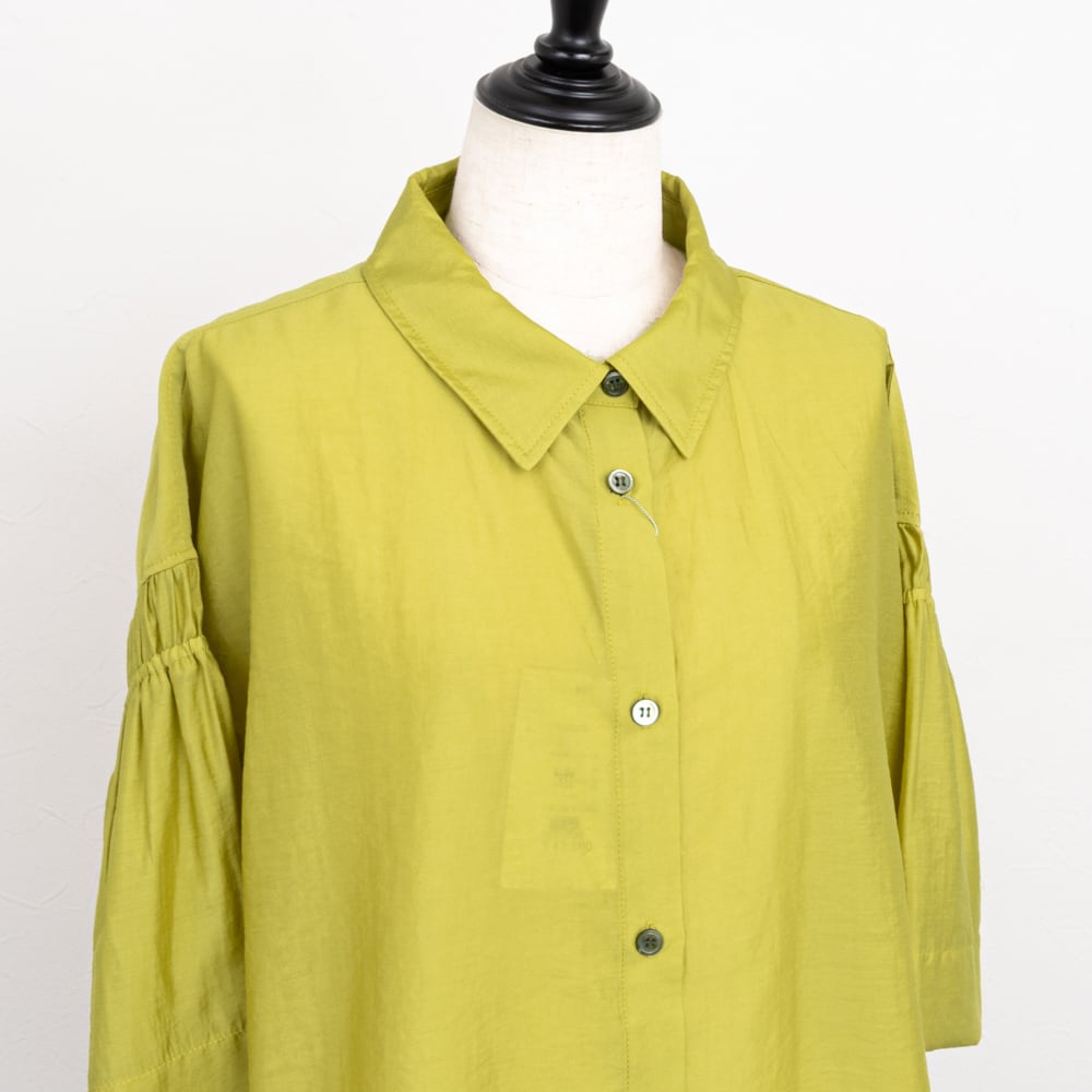 LOHEN★ 袖ギャザーパフブラウス YELLOW ローヘン LOHEN 袖ギャザーパフブラウス イエロー | ヤマダウェブコム
