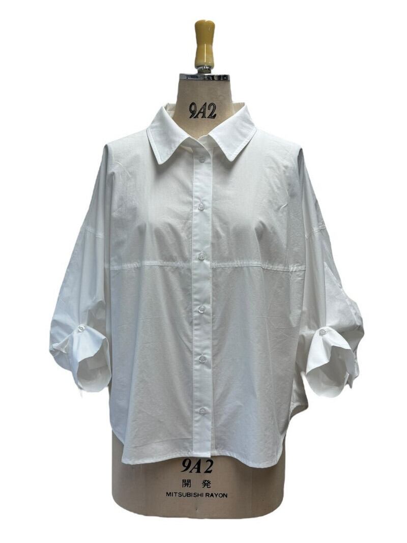 ayane /アヤン ボタンタックスリーブシャツ 816330