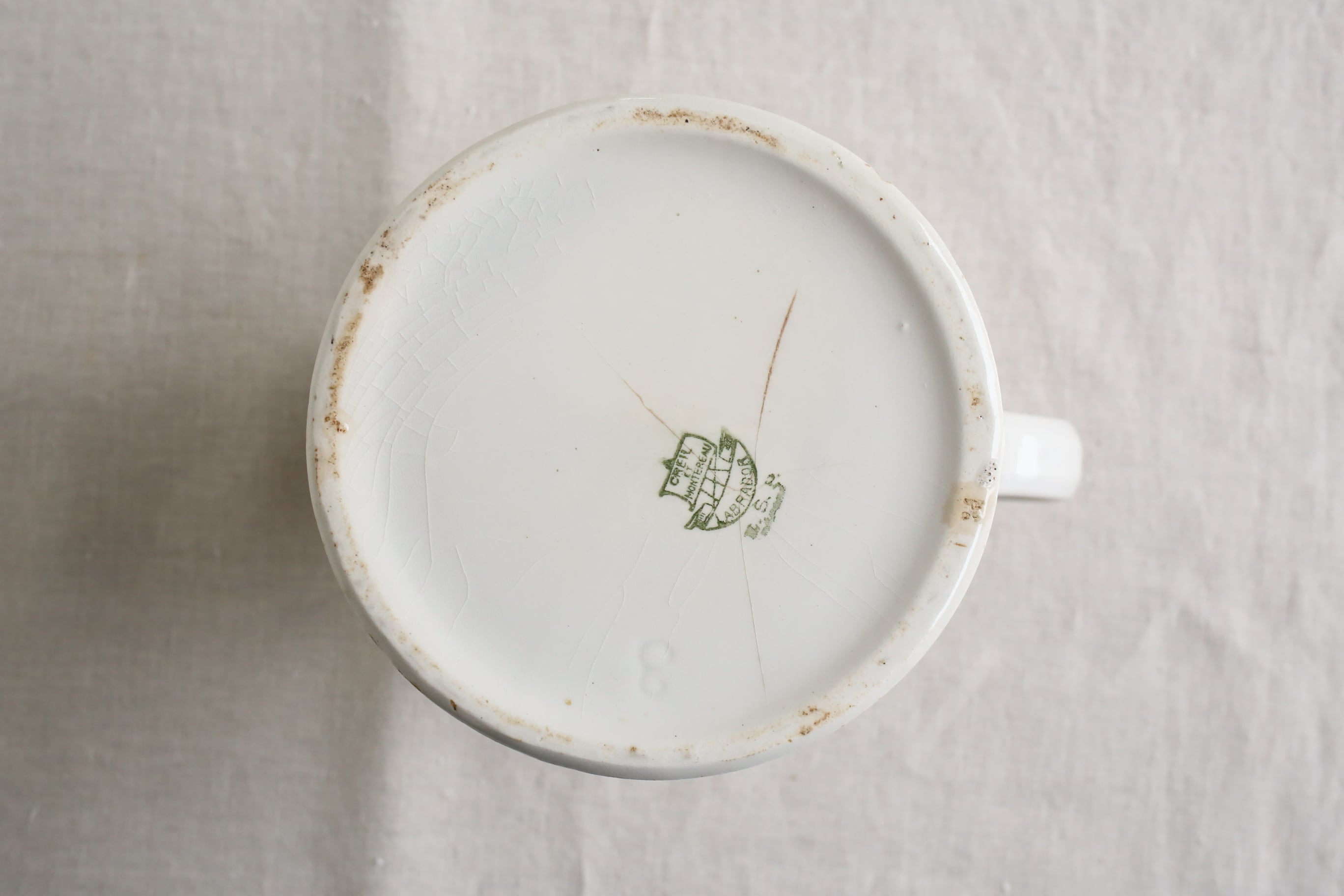 フランス アンティーク creil et montereau クレイユモントロー 大きめ