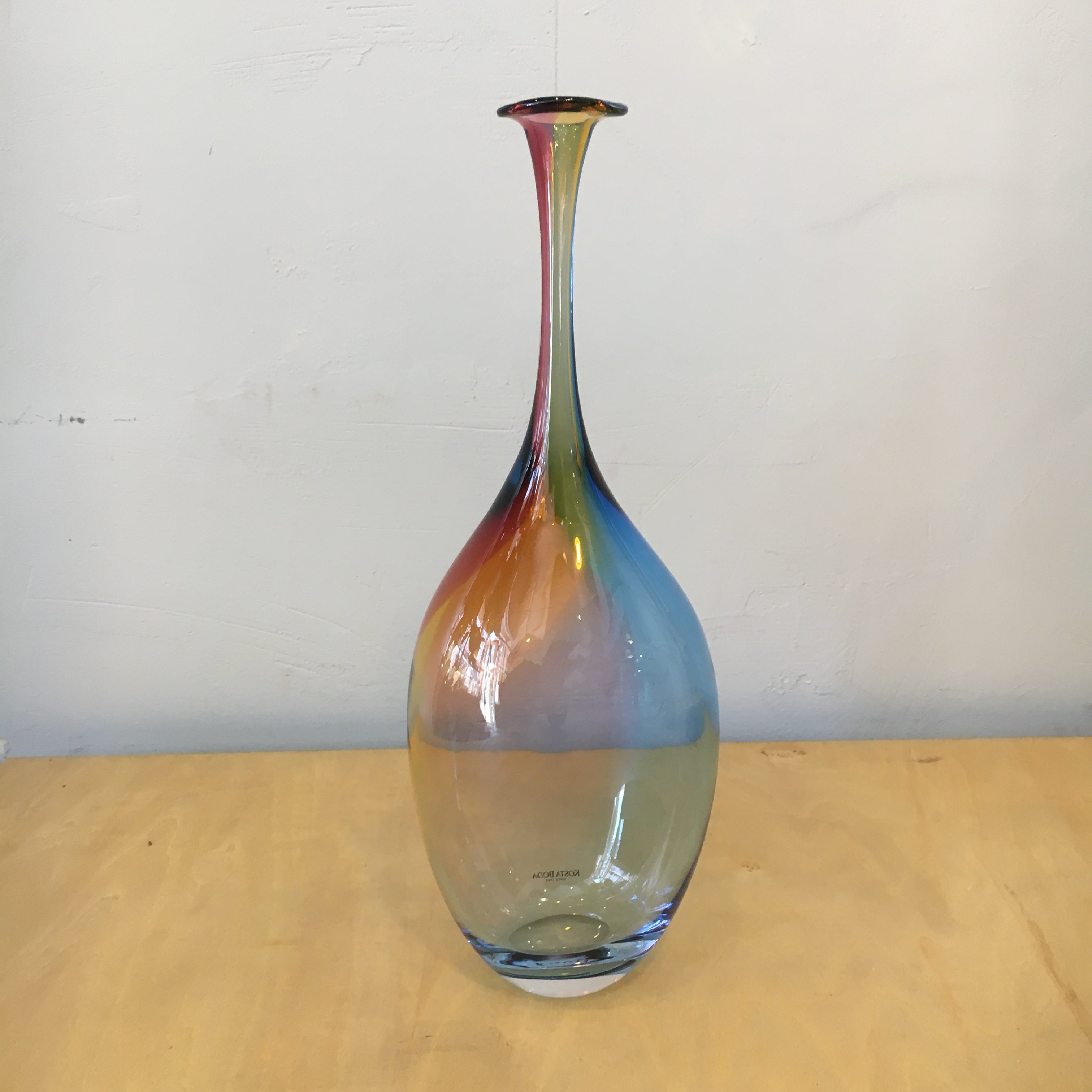 KOSTA BODA /コスタボダ ”fidgi bottle” 29cm ベース 花瓶 Kjell