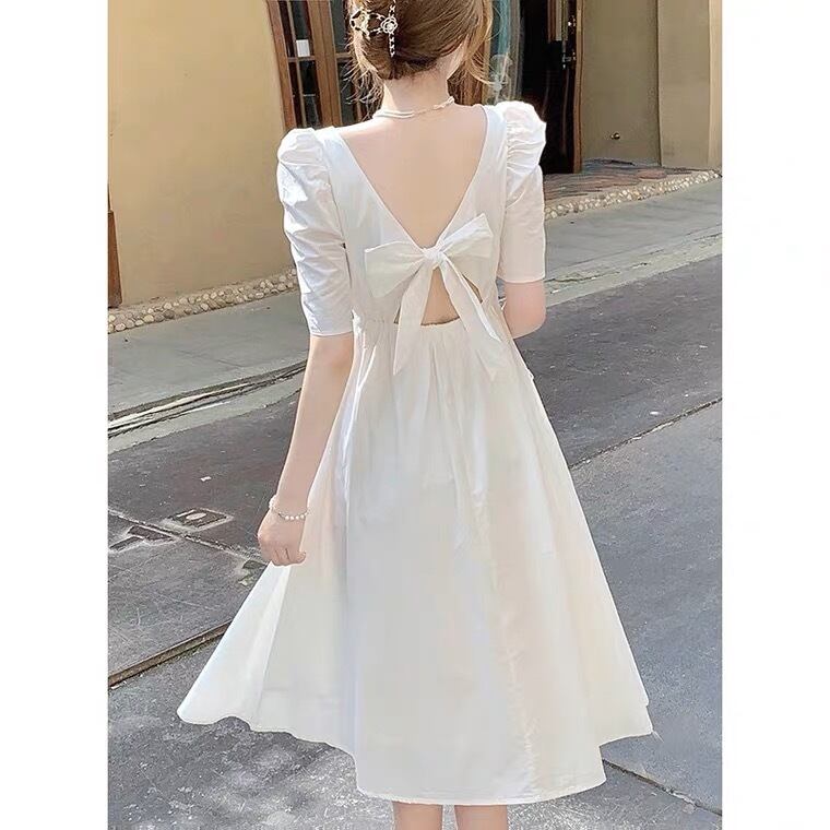 背中開きパーティワンピース G114CON0041