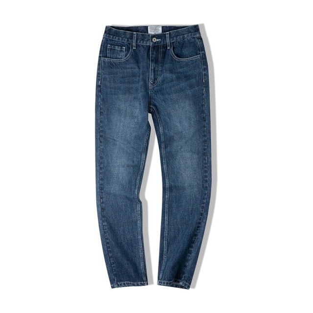 Back-Buckle Straight Pants Jeans【G0838】