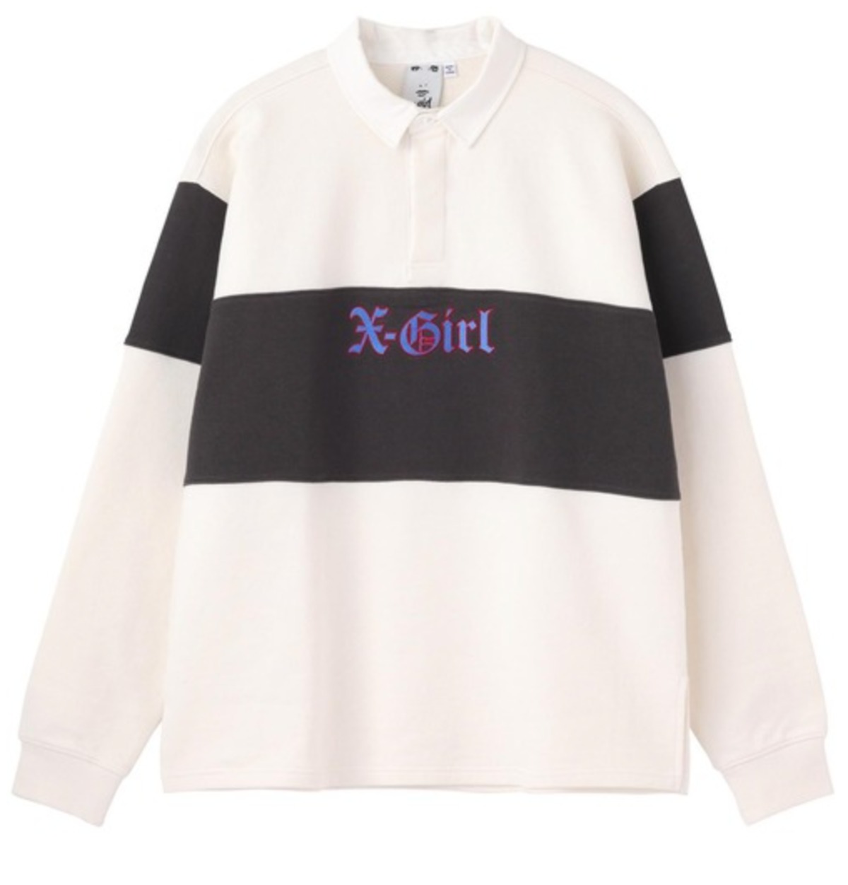 X-girl エックスガール ラグビーシャツ