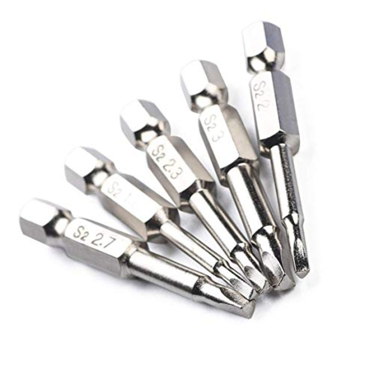 Wolfride 三角ビットセット ドライバービット トライアングル インパクト用 S2鋼 磁気ヘッドネジ締め 50mm 5本入り