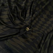 イタリア製 MILA SCHON ミラショーン シルク混 デザイン ショールカラー ジャケット 44/レディース ビンテージ