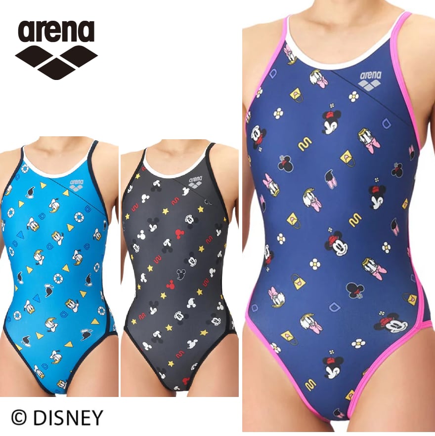arena アリーナ AS6SWM51L DISNEY ミッキー ミニー ドナルド