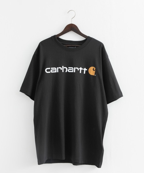 Carhartt (カーハート)  プリントロゴ Tシャツ K195 ブラック