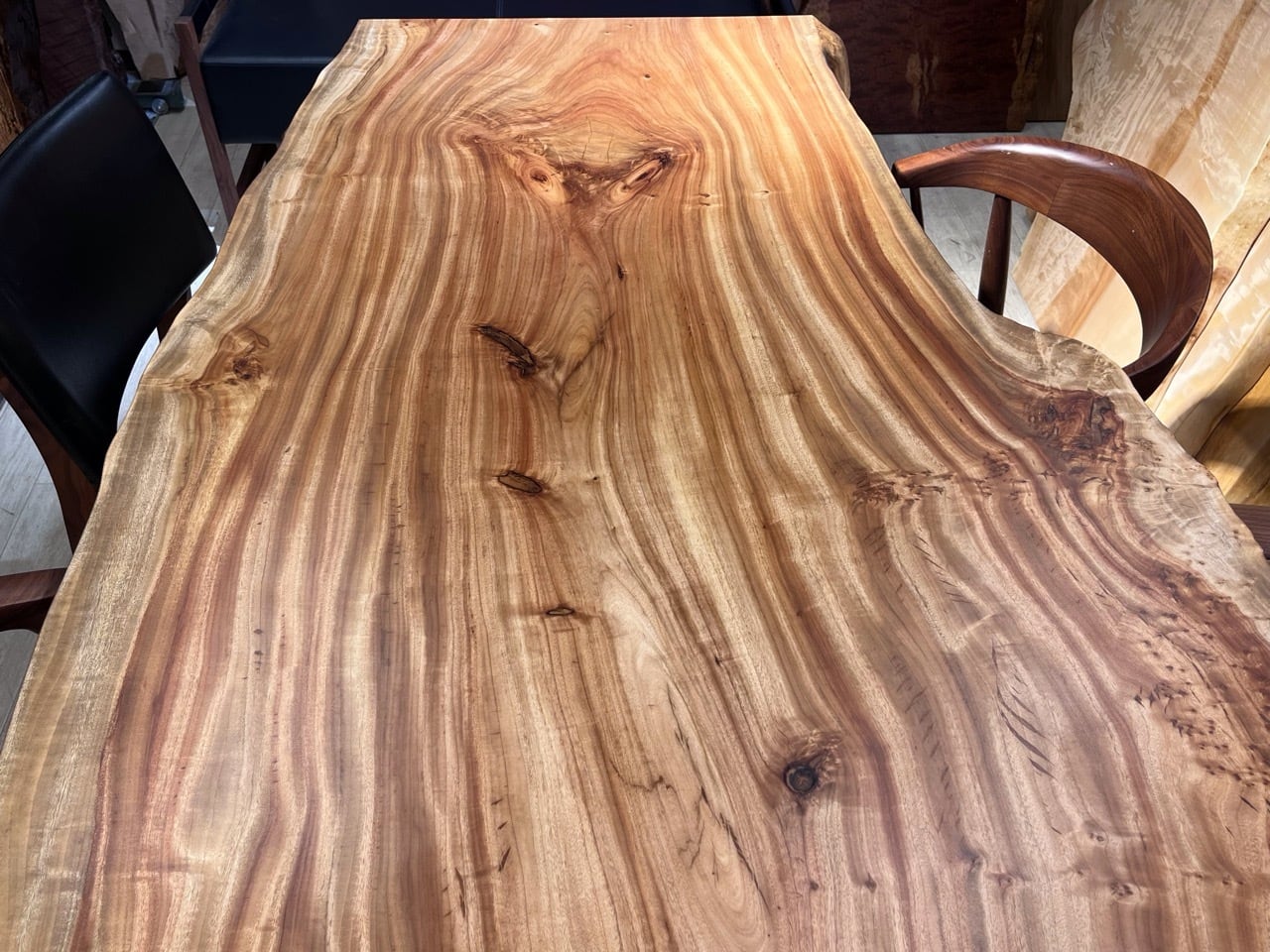 楠（クス）_1850×640-880-860×80_青山店_テーブル天板/一枚板 232052