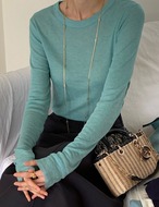 【新作5％OFF・3日間】Tencel & Wool Spring Knit_4colors