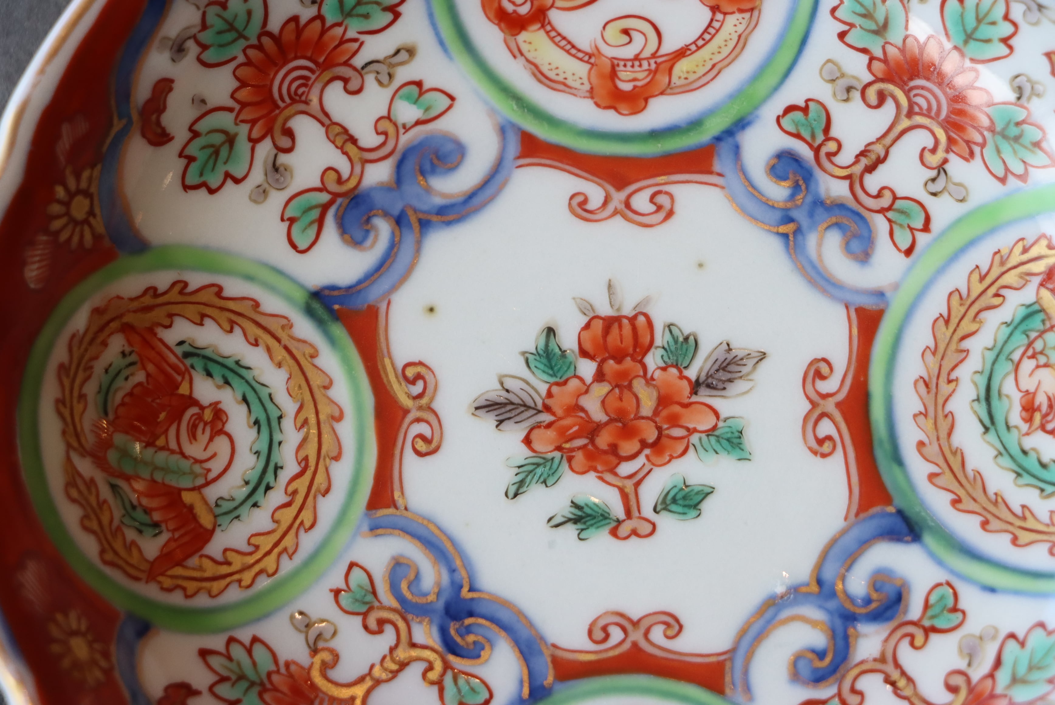 伊万里焼 色絵 龍鳳凰花文 小皿/Imari small plate | (有)新原美術