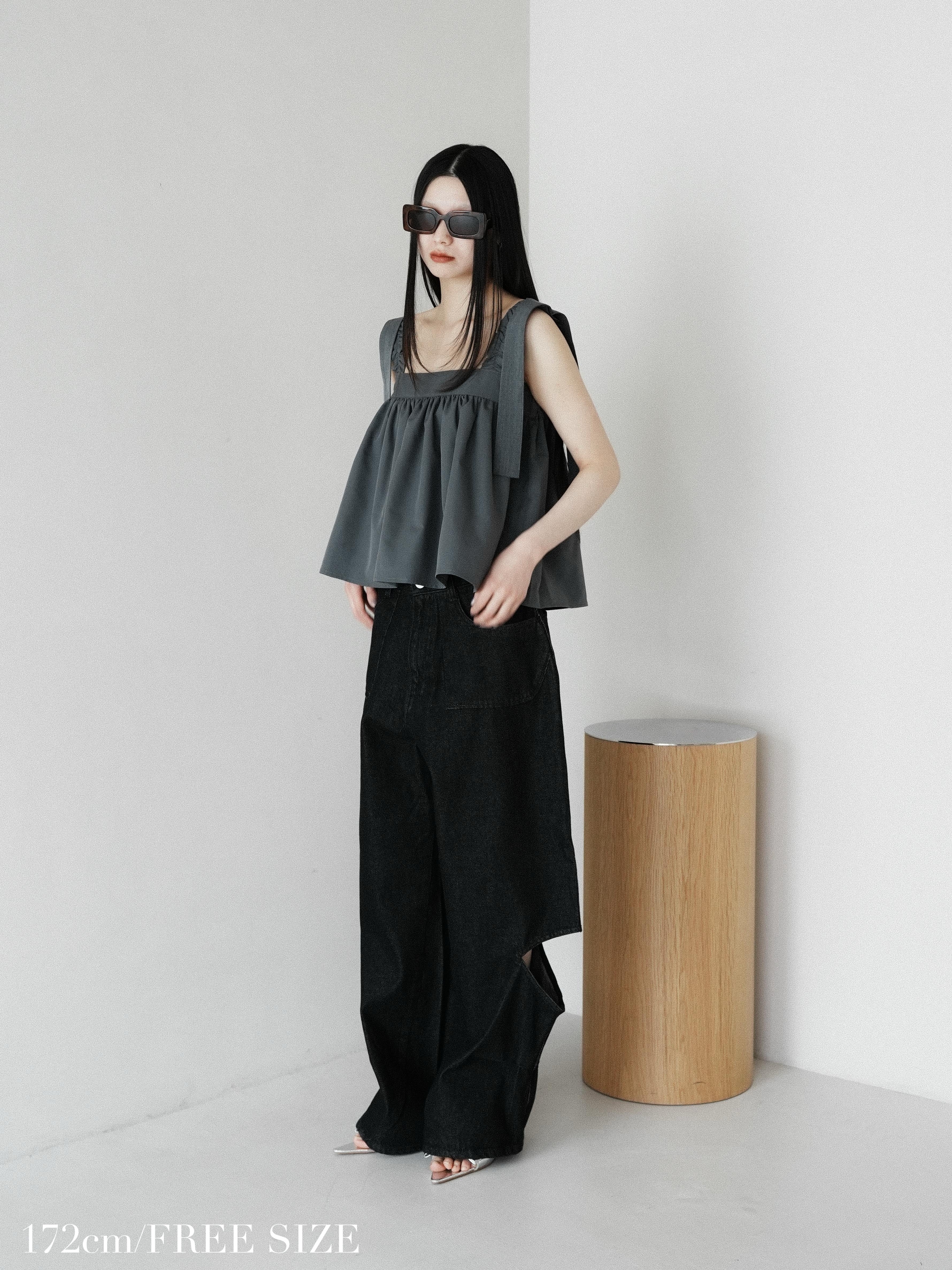 bicolor ruffle tops | Katrin TOKYO