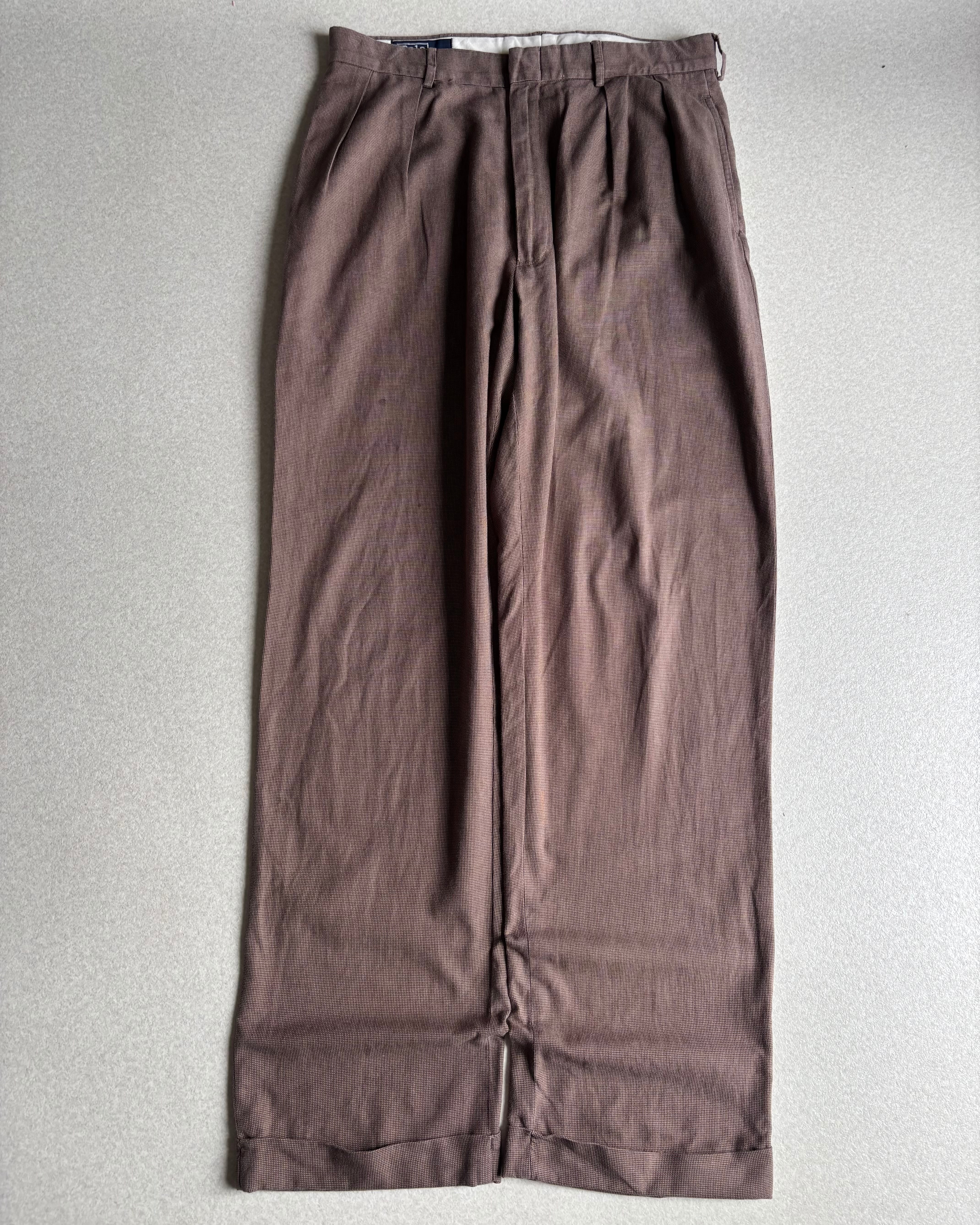00s super wide check slacks 極太チェックスラックス 00s super wide check slacks / 極太チェックスラックス | farm