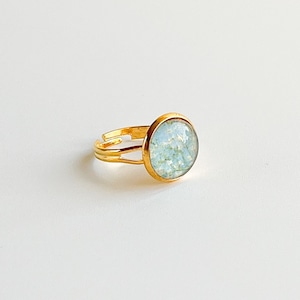 【10/22 18時再販】ゴッホ　指輪　花咲くアーモンドの木の枝