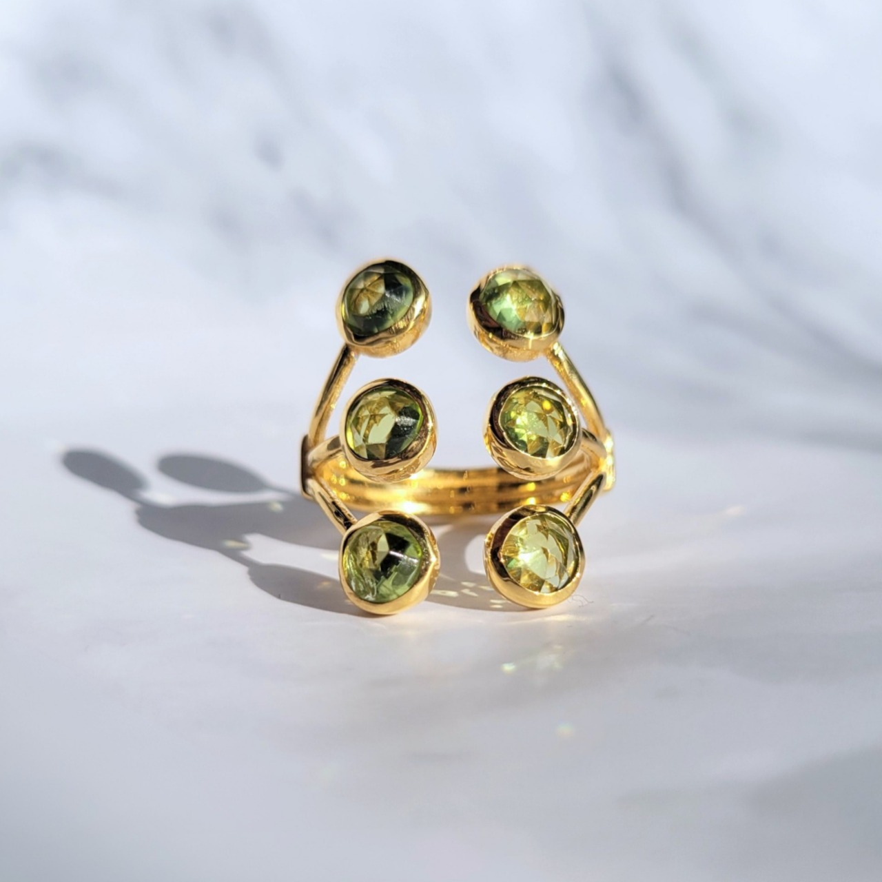 【即納】Orb Bouquet *PERIDOT* -anelli-