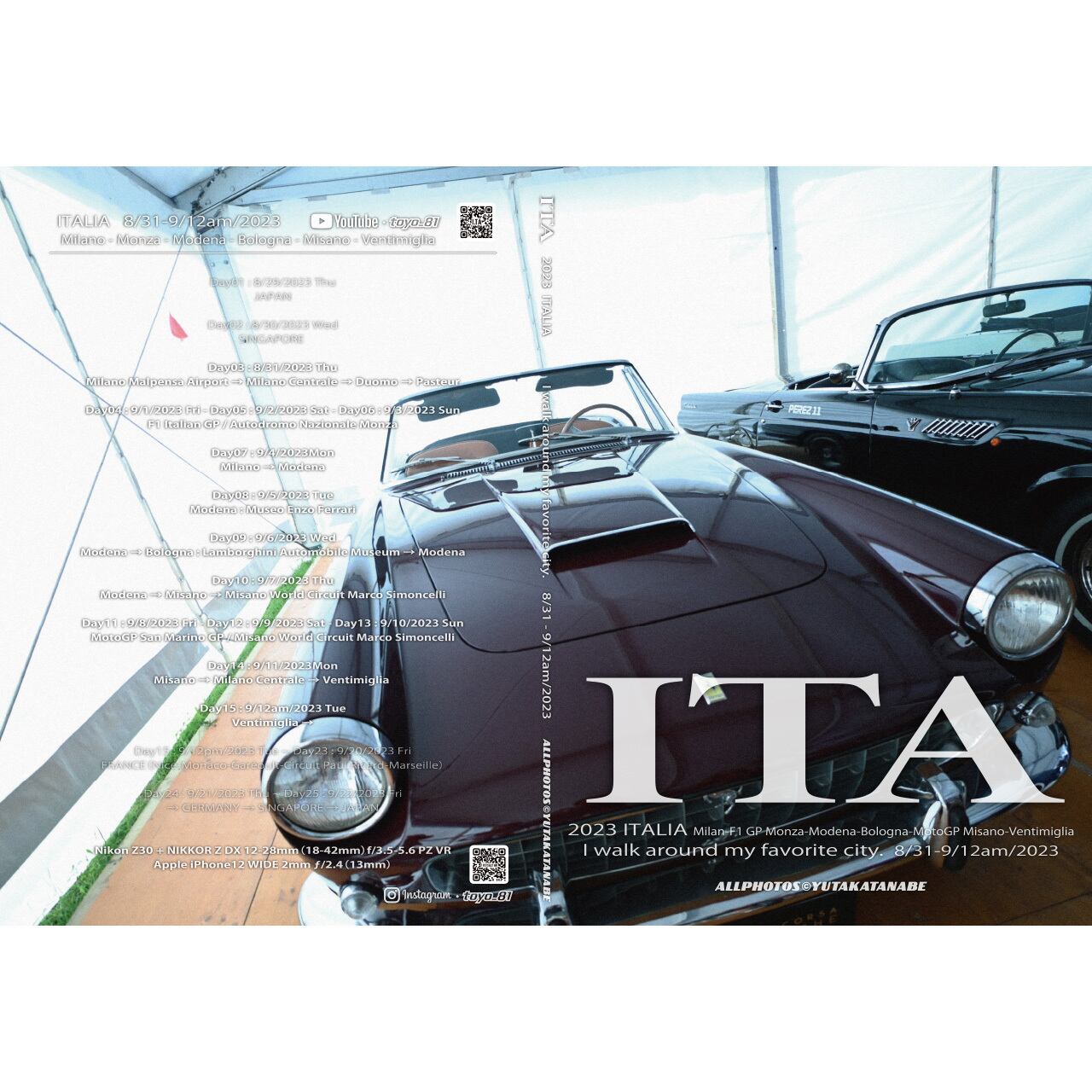 2023 ITA」イタリア フォトブック | All design shop アルデザイン