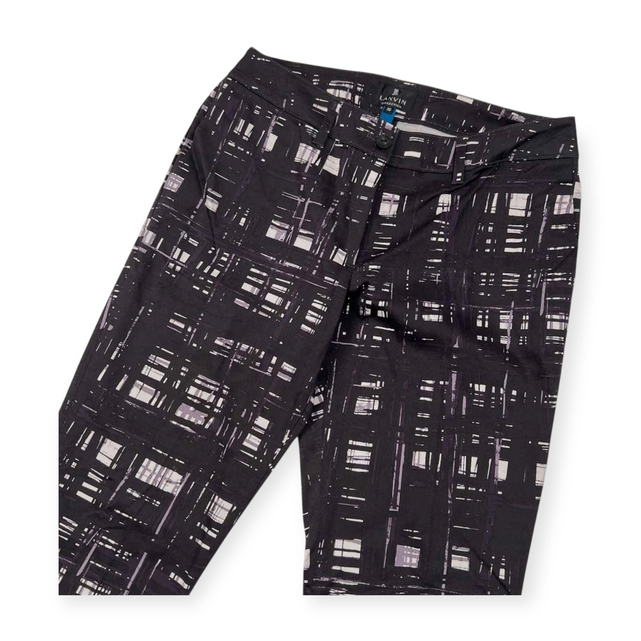 LANVIN COLLECTION ランバン コレクション 総柄 パンツ ボトムス サイズ 36 /レディース/ブラック/ラメール代理