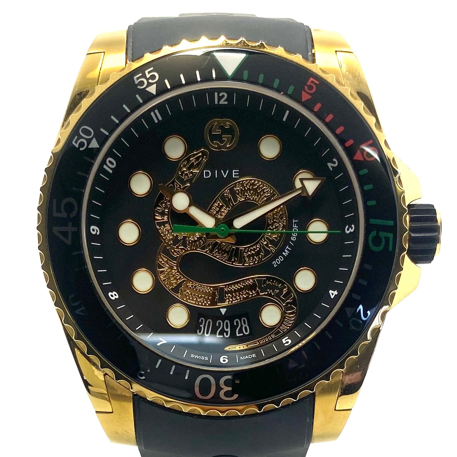 美品】グッチ gucci 腕時計 DIVE ステンレスベルト クオーツ 【公式通販】