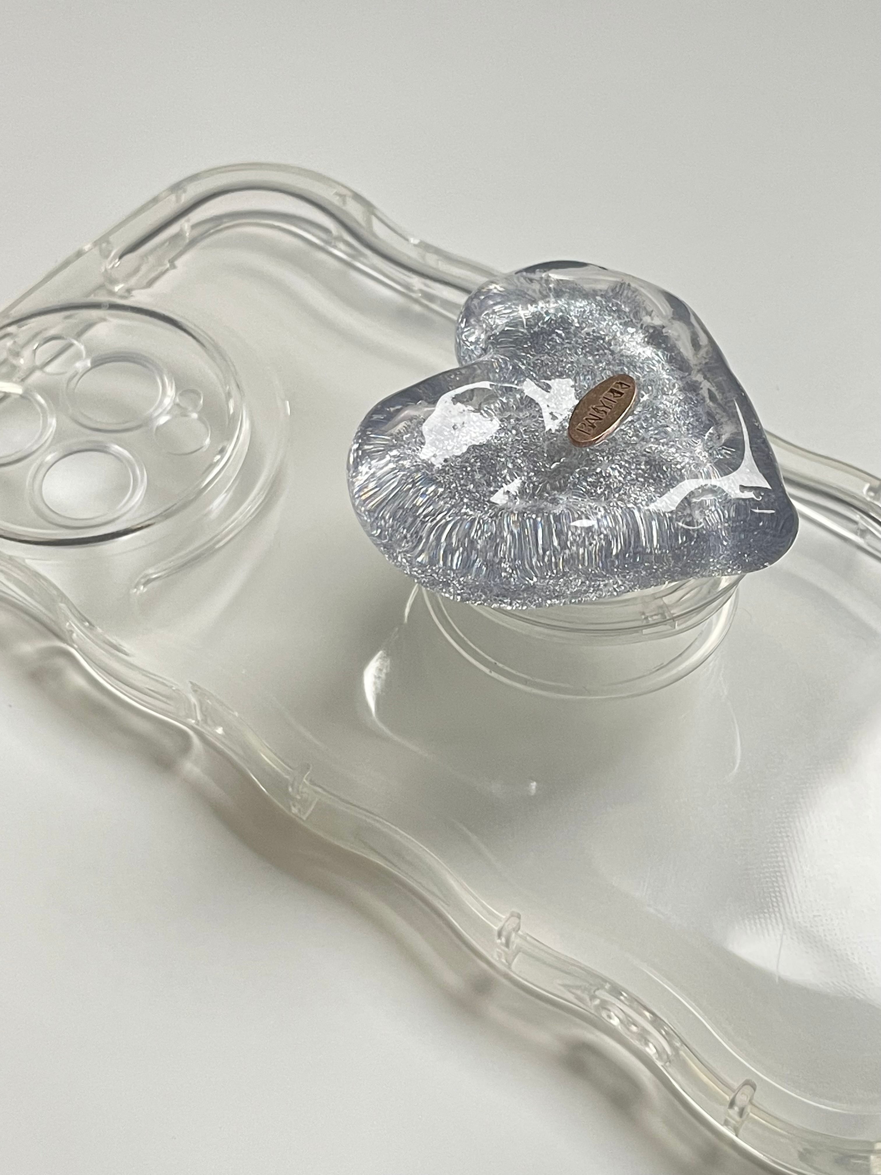 大人気 】nuance Heart grip - ハートスマホグリップ / グリップトック