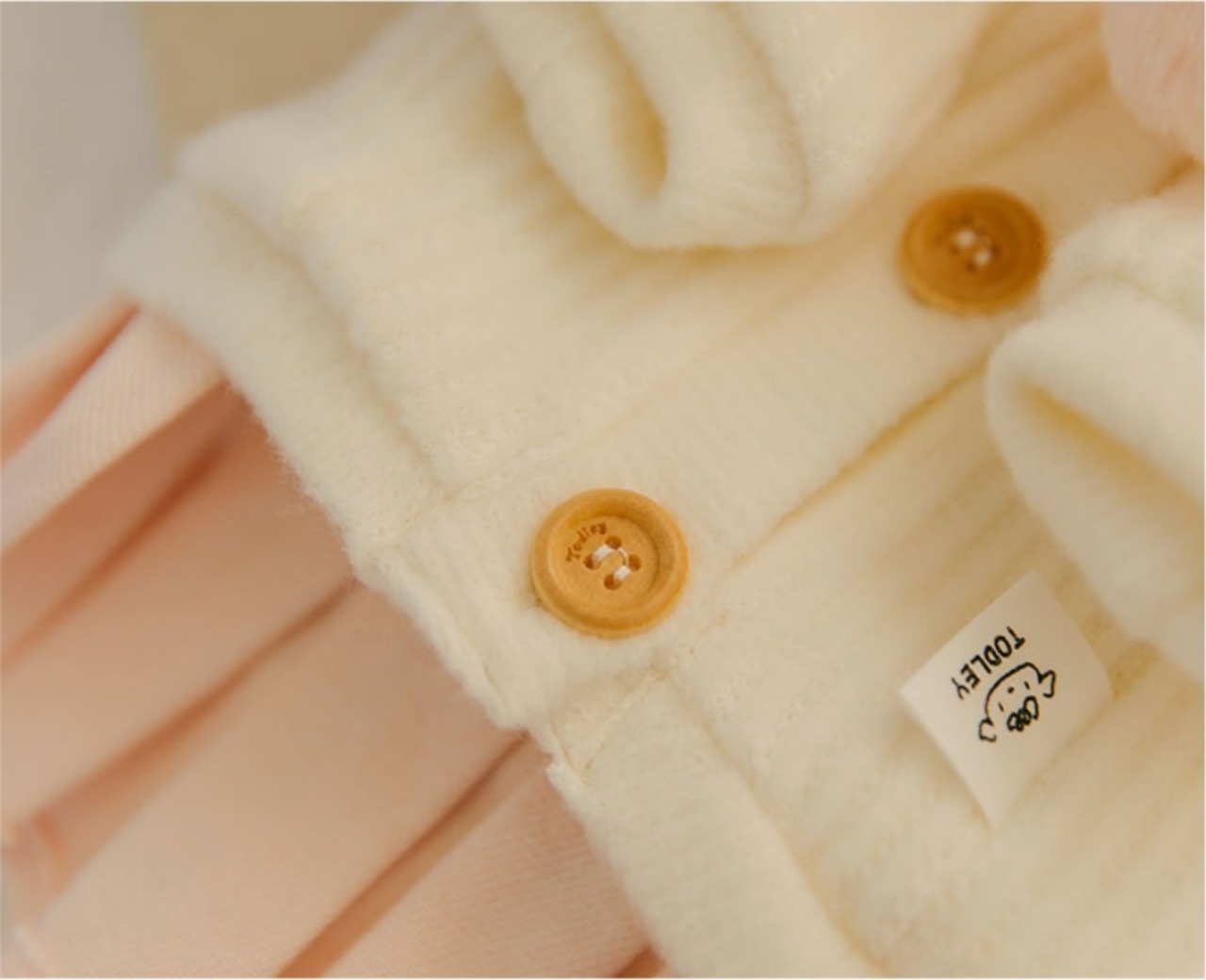 即納【Todley】Snow Pompom Ops (Ivory)