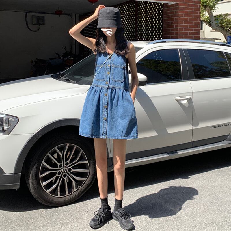 ルーズスカート スプリングドレス ショート 春物 萌量不足80728209796