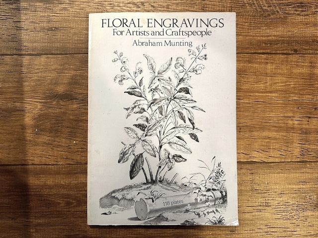 【VW193】Floral Engravings for Artists and Craftspeople /visual book