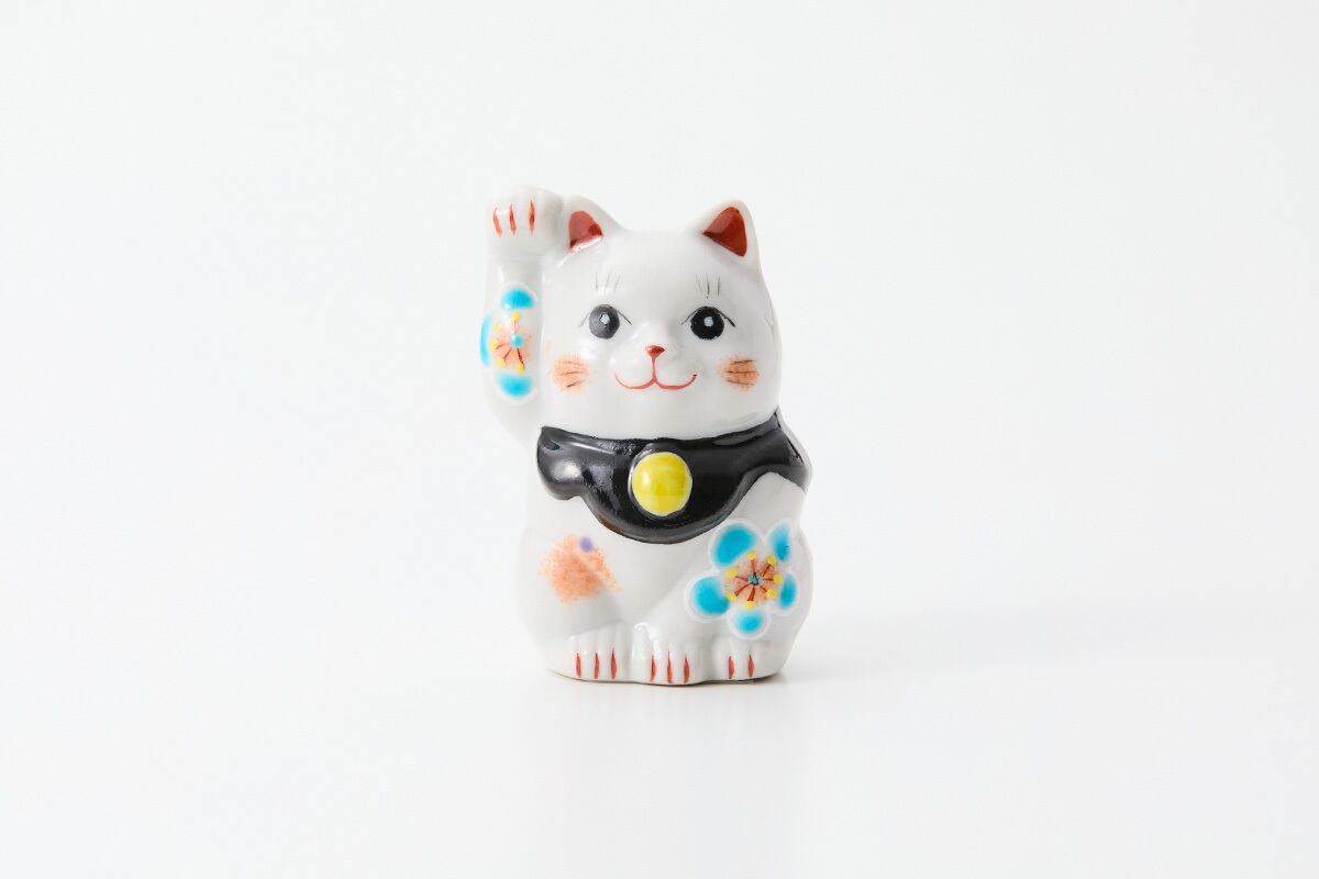 ミニ招き猫(右) 彩日和 梅