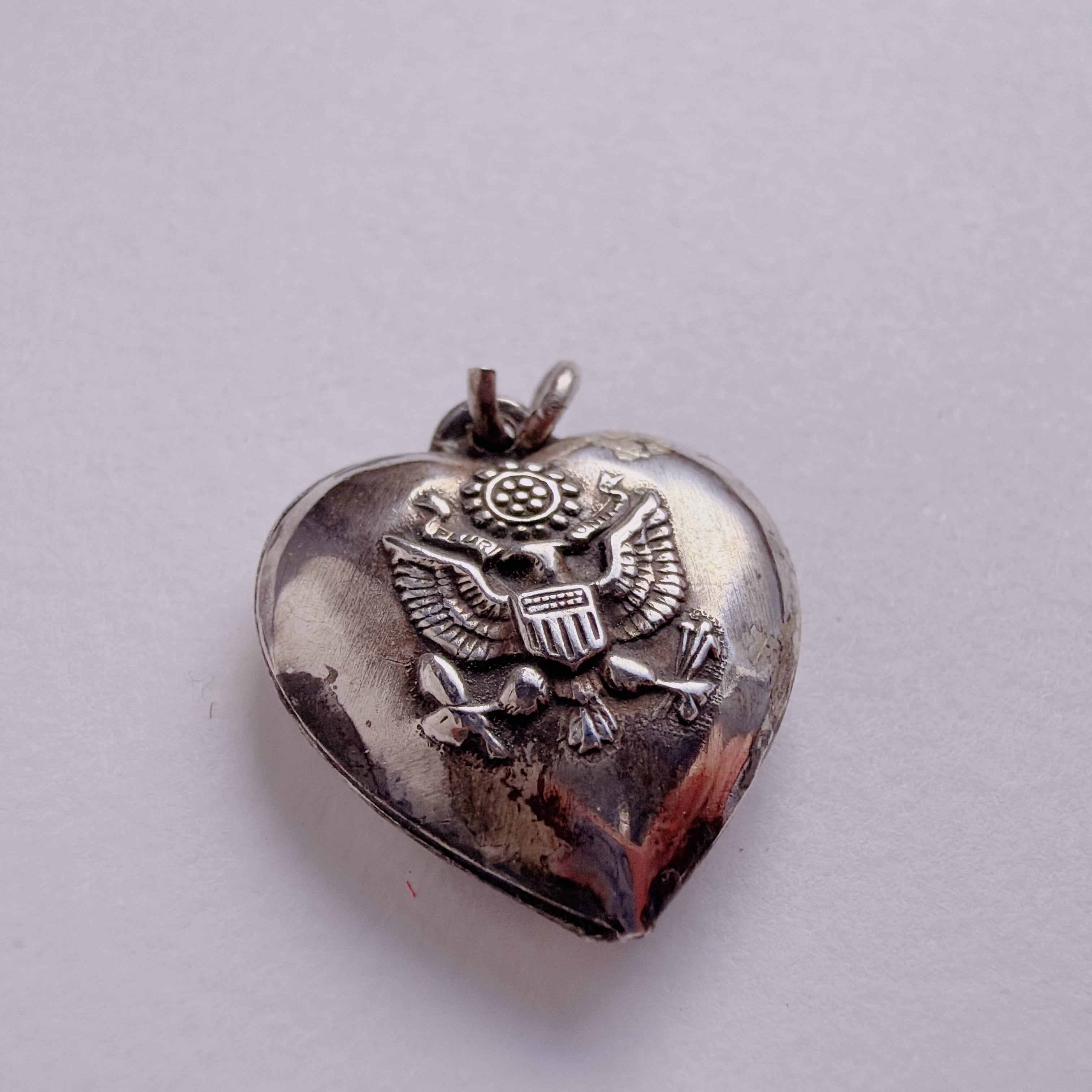 【J347】10s -40s US ARMY 陸軍 米軍 スウィートハートジュエリー ヴィンテージ チャーム