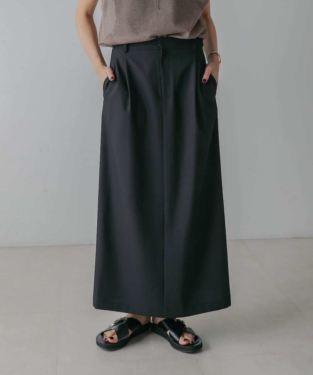 LINEN LIKE SKIRT (ﾘﾈﾝﾗｲｸｽｶｰﾄ）【5523017】 | CIEL'AIR