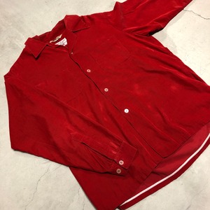 1950'S STRADIVARI RED CORDS SHIRT