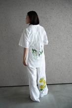 vintage lace pants blue chamomile
