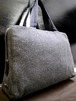 レア美品◆PRADA プラダ ユニセックス A4対応ビジネス可 ウール素材 トート ハンド バッグ 灰◆ ビジネスシーンでも大活躍のA4対応モデル♪