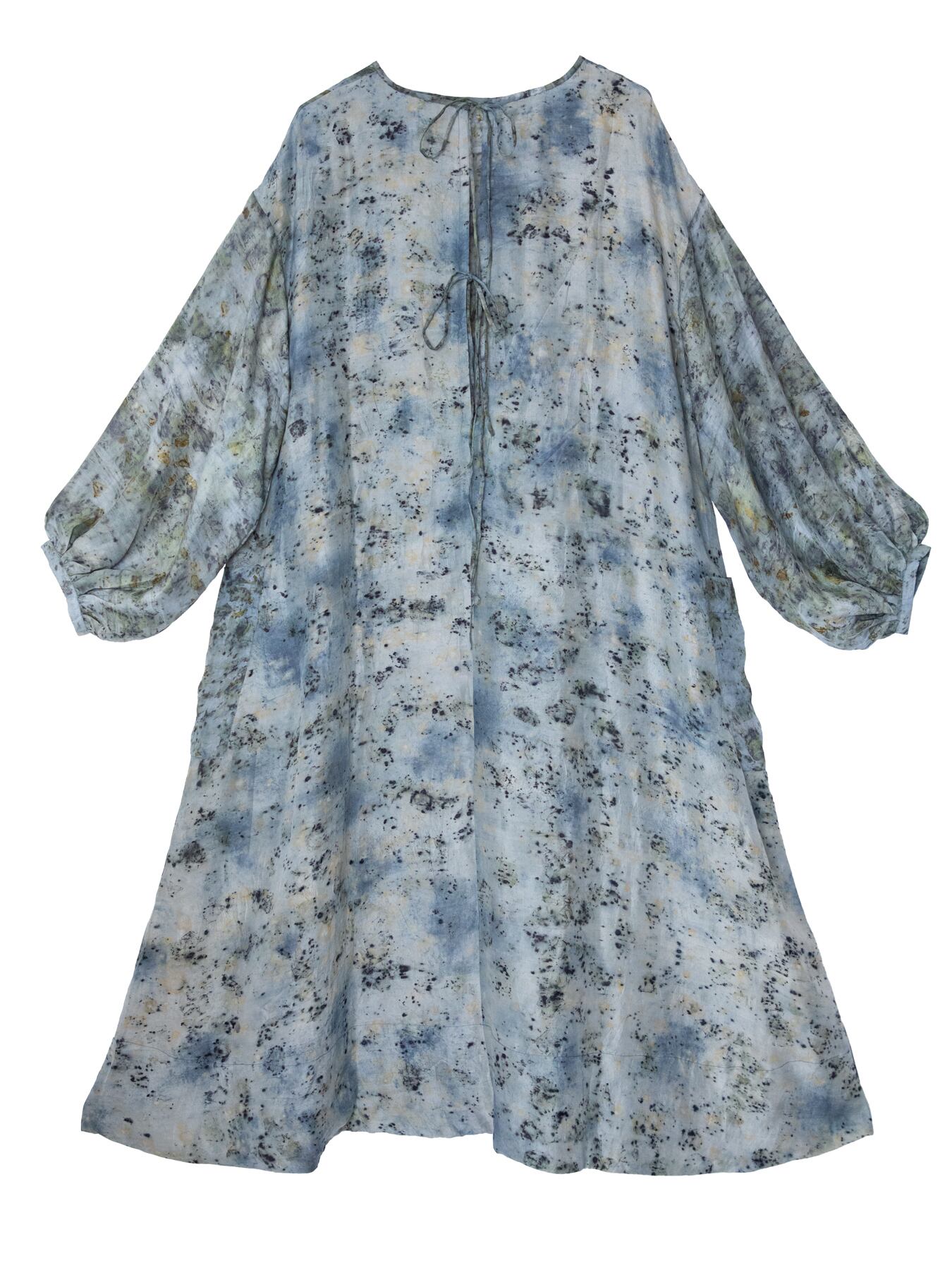 PHOOL SILK DRESS - INDIGO | TADO