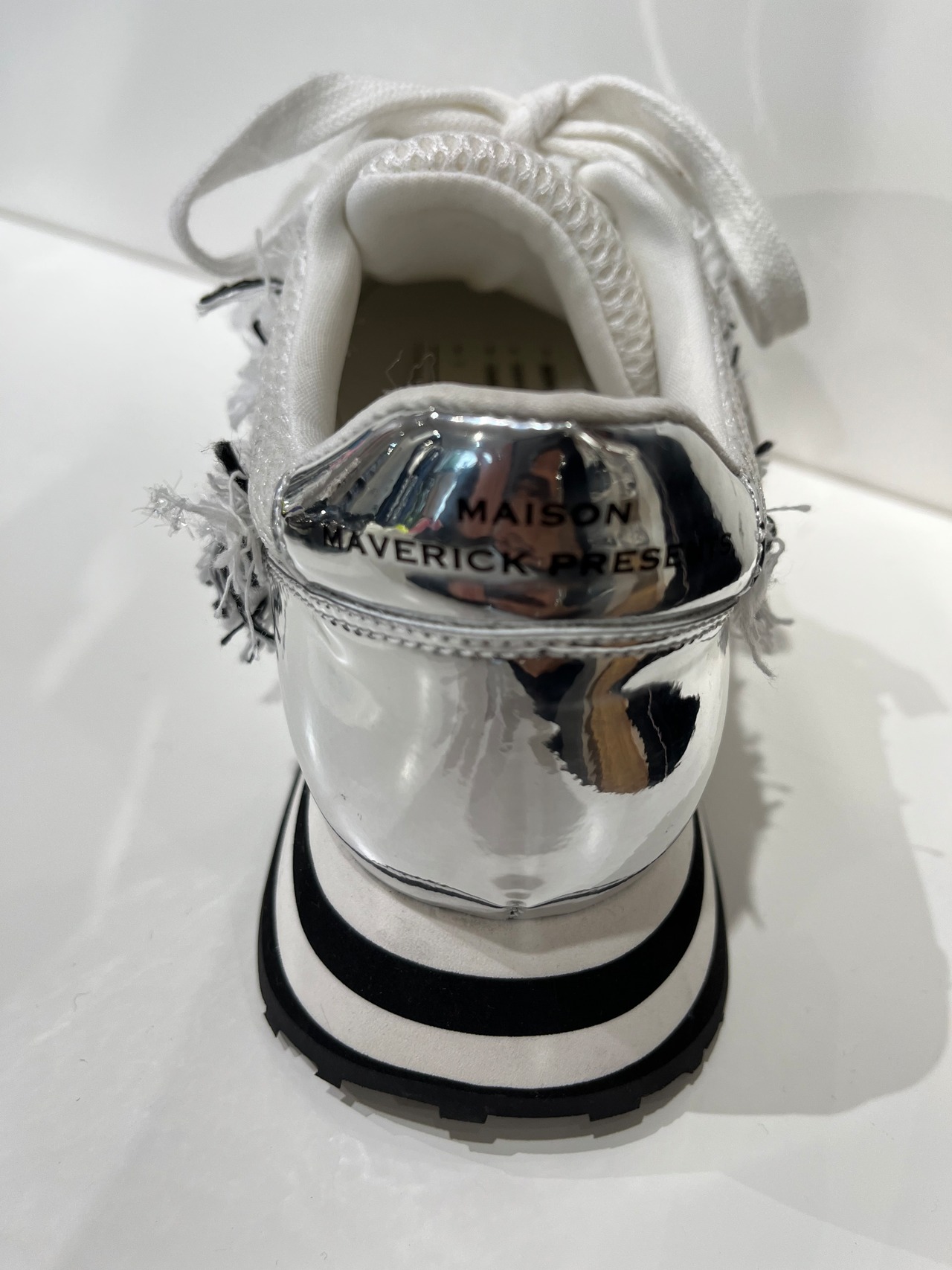 メゾンマベリックプレゼンツ　MAISON MAVERICK PRESENTS ツィードアクセサリースニーカー