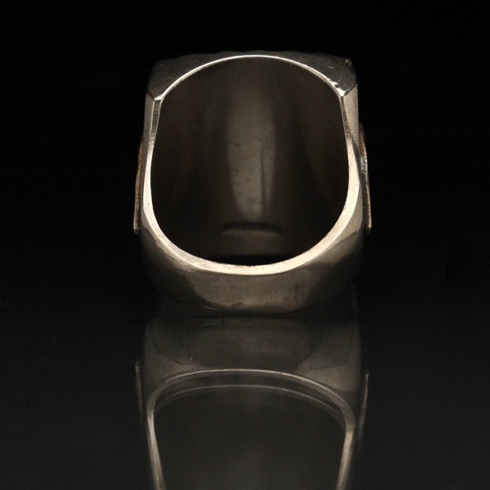 Vintage Mexican Ring Skull [Made in MEXICO - US ARMY] [1950s