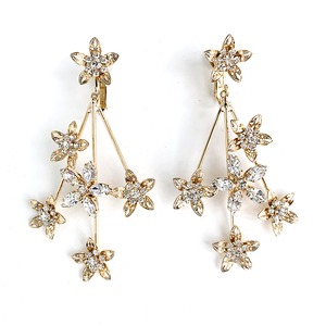 スパークルモチーフ/ゴールドイヤリング【TER-166-GO】