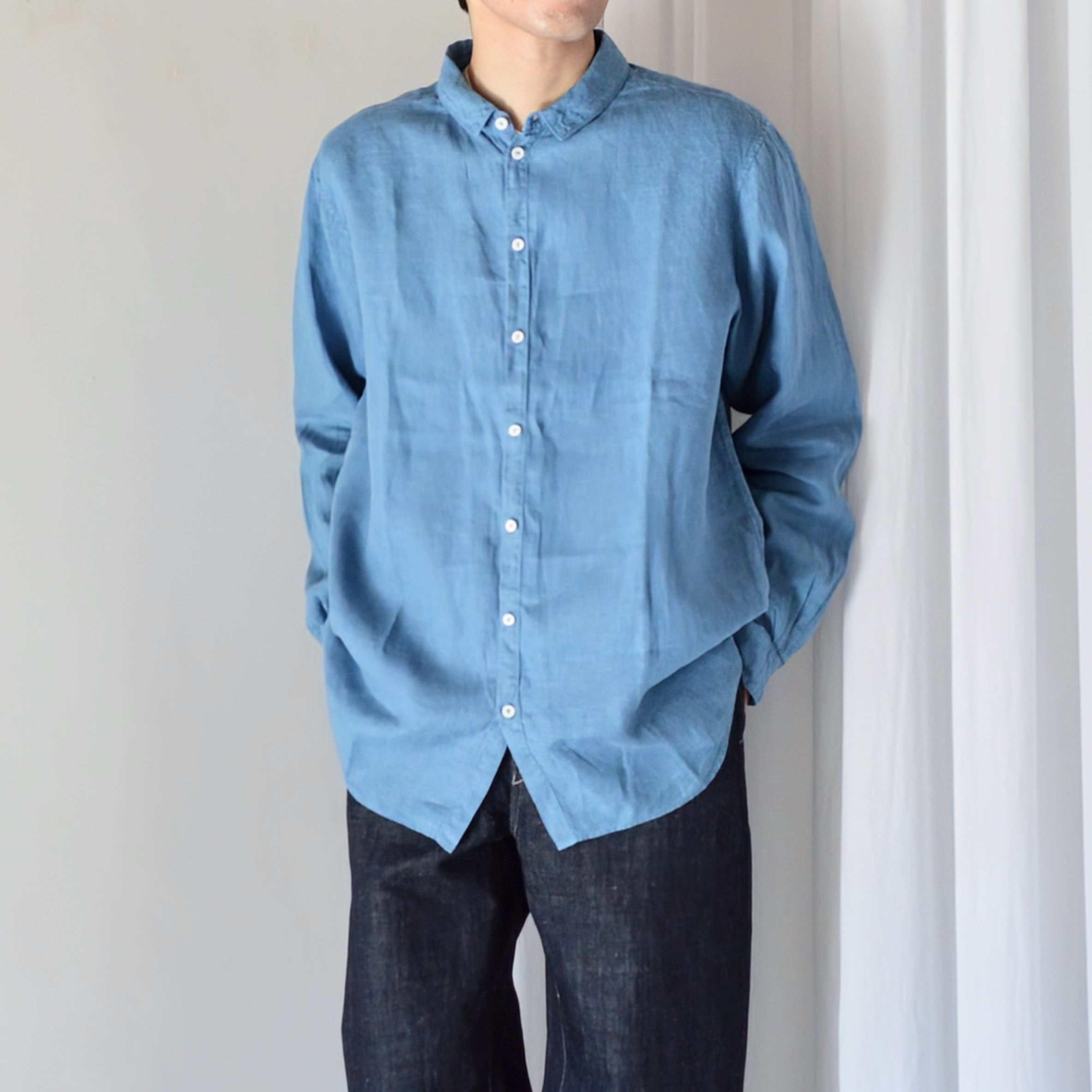 MITTAN / SH-130C 大麻シャツ大（草木染） | MA STORE