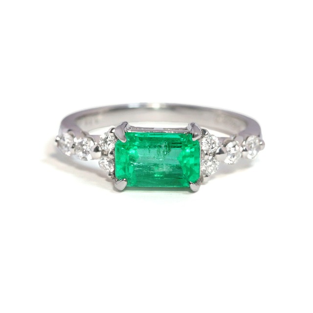 エメラルド(1.19ct)リング/PT900