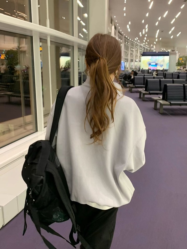 (OUNCE) henna half zipup fleece/ 2color