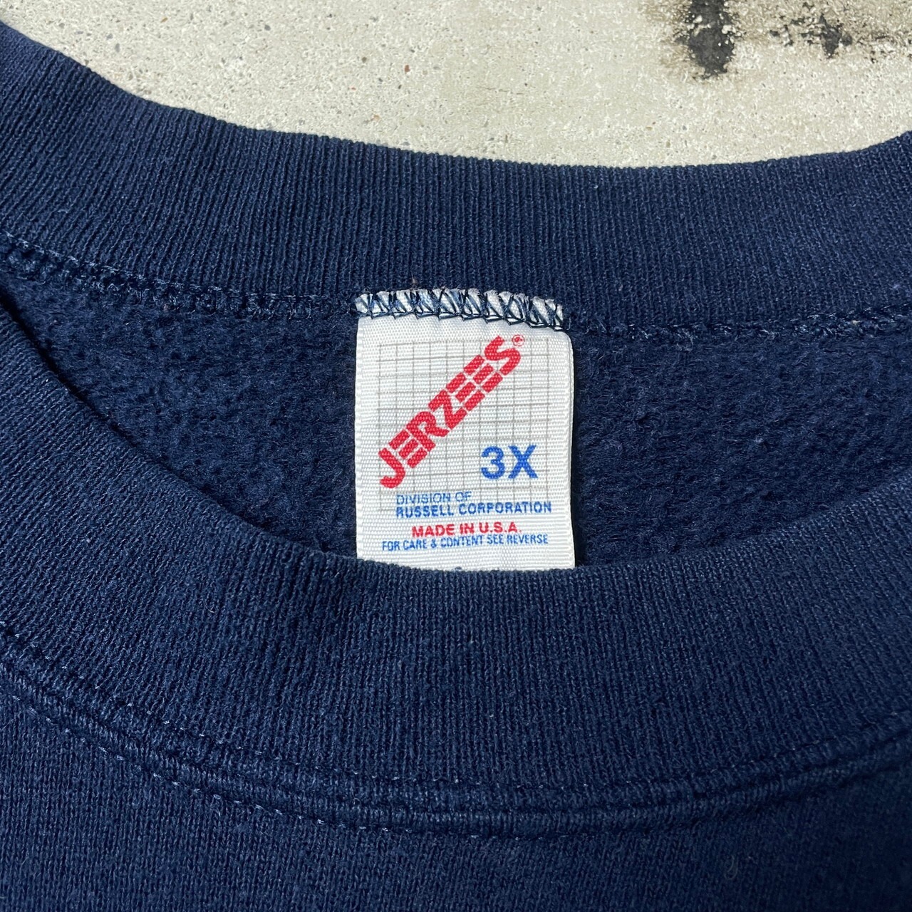 90年代 USA製 JERZEES ブランクスウェットシャツ 無地 メンズ3XL 古着 