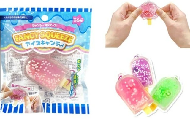 『おもちゃ・スクイーズ』　ファンシースクイーズ（アイスキャンディ）　アソートカラー（色の指定不可）