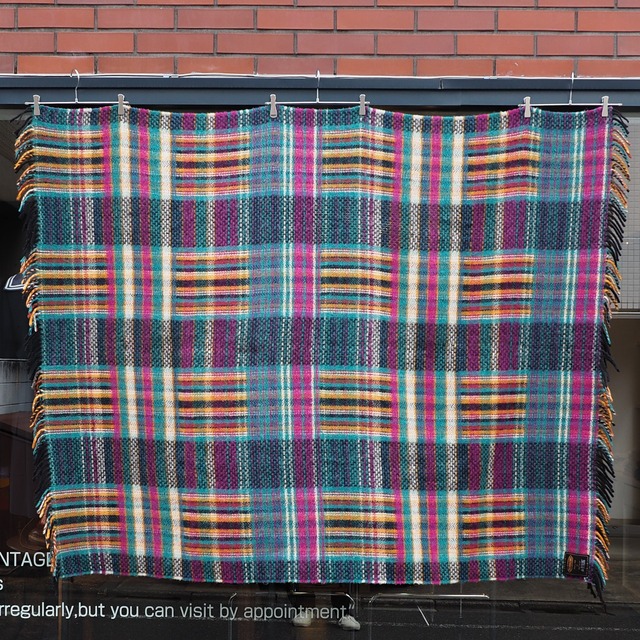 80-90s Missoni Masters by T&J Vestor Throw Blanket