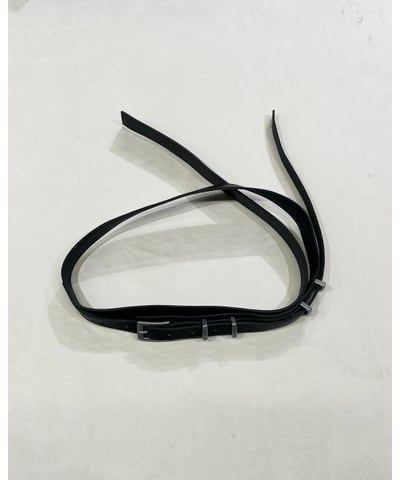 ムッシャン　mukcyen ベルト 26SS】MUKCYEN ムッシャン / レイヤードベルト / narrow layered belt