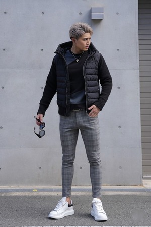 BELINDA HYBRID FABRIC SWEAT【BEL-M-030】