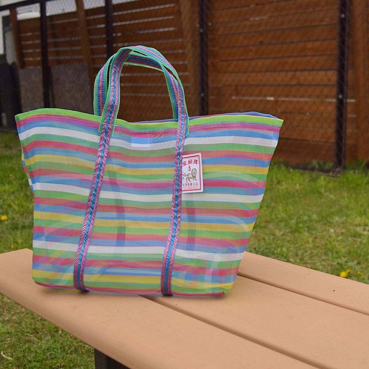 金獅牌 漁師網 ランチバッグ（大）