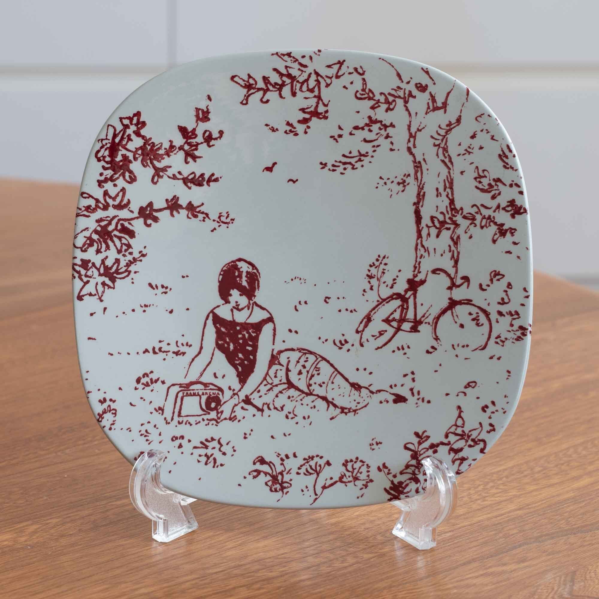 デンマーク　１９６０−１９６１年　NYMOLLE（ニモール）社製　飾りプレート　画　Asmussen