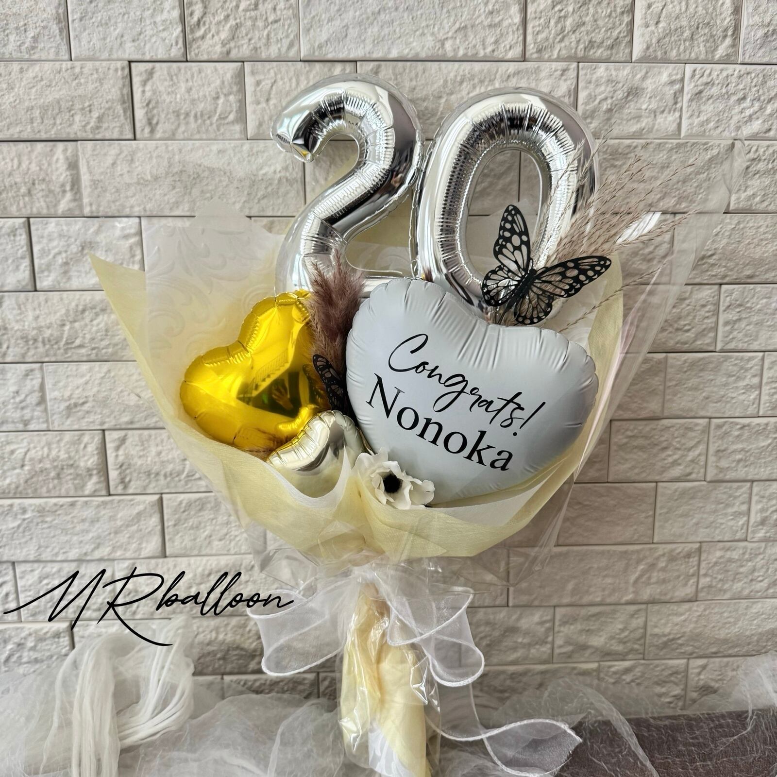 成人式、周年祝、誕生日にも❤︎お色指定&文字入れ無料❤︎ナンバー