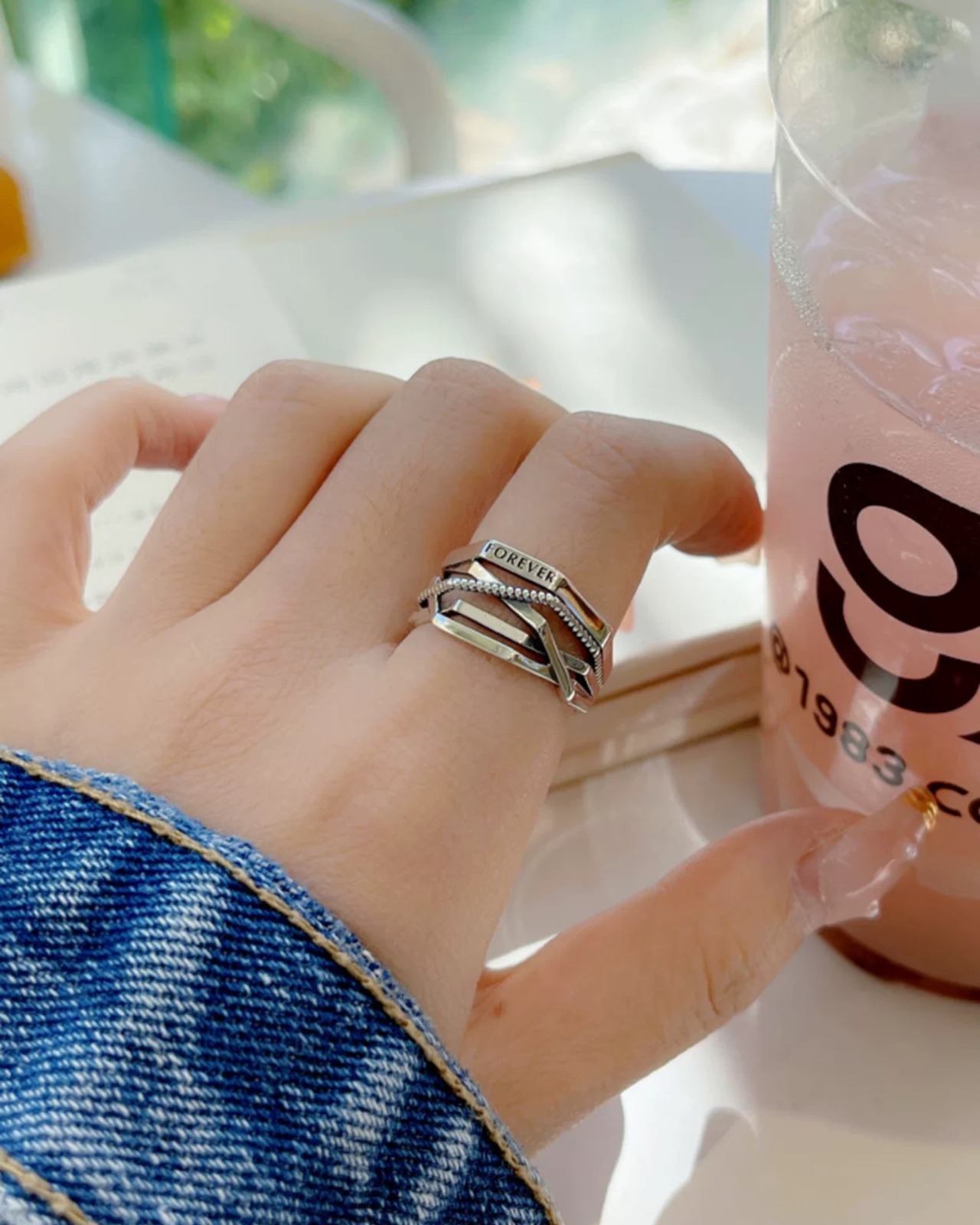 フォエバーシルバーリング A0403 - 3