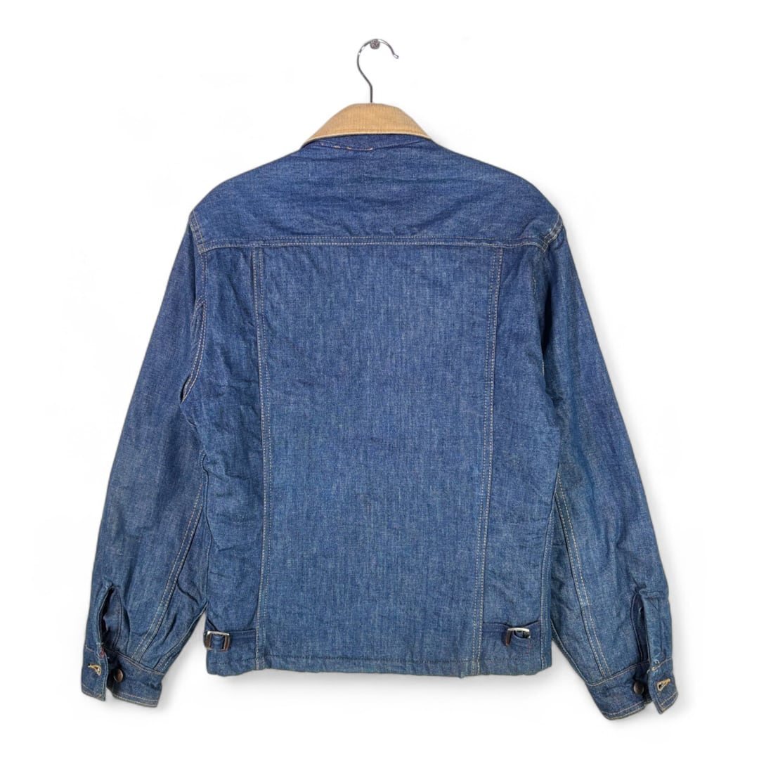 70s ビッグスミス ヴィンテージデニムジャケット 襟コーディロイ 裏