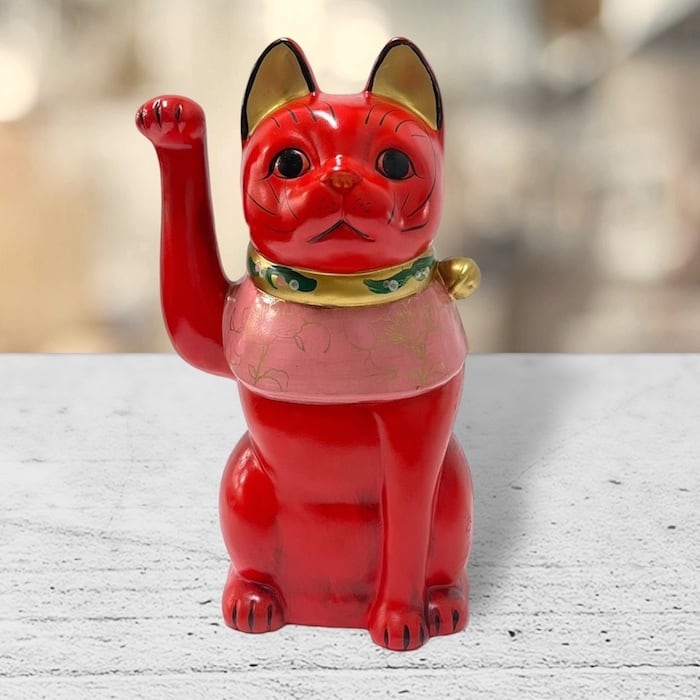 新品　金運上昇　福猫キーホルダー