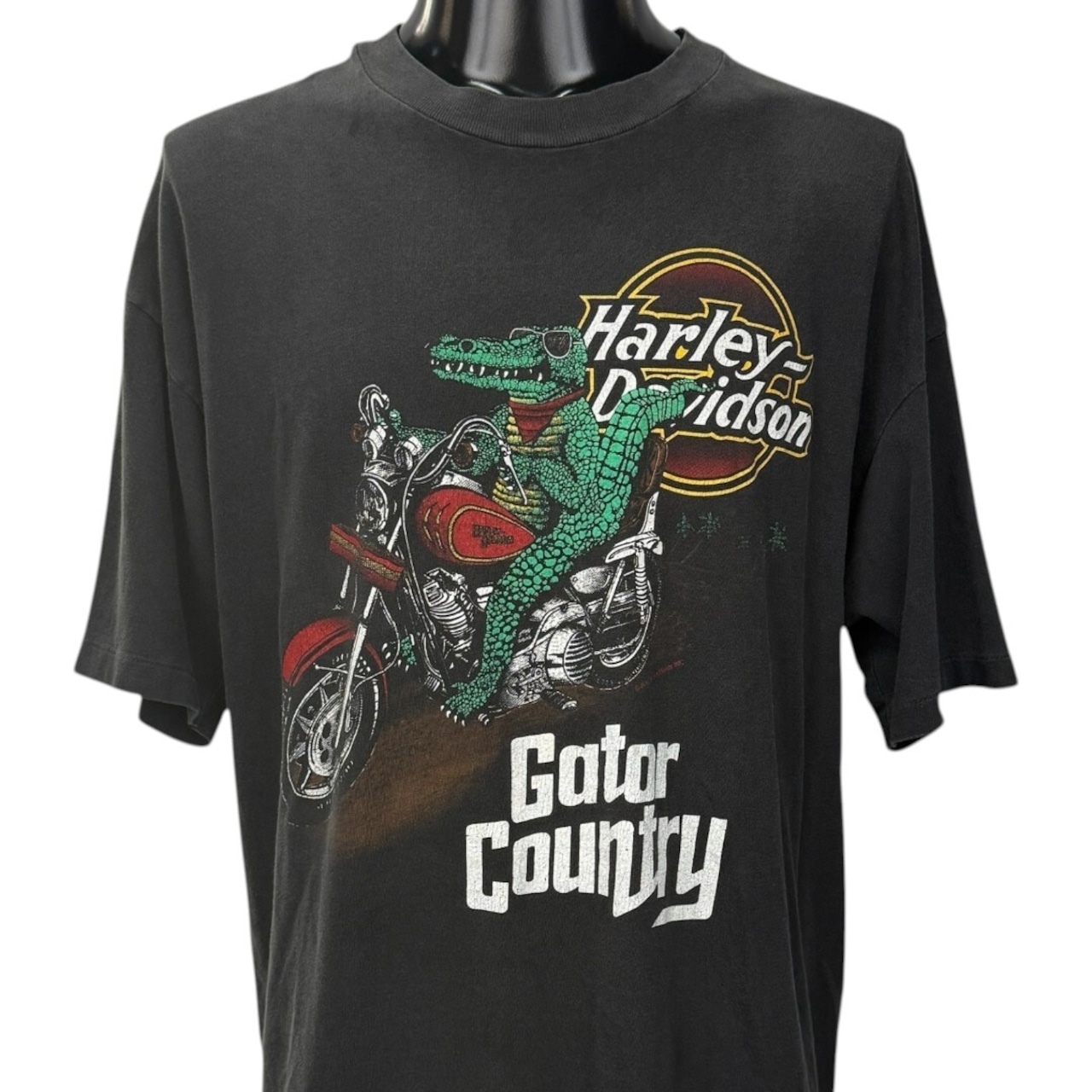 【HARLEY-DAVIDSON】ハーレー ダビッドソン "GATOR COUNTRY" 90's Vintage Tシャツ